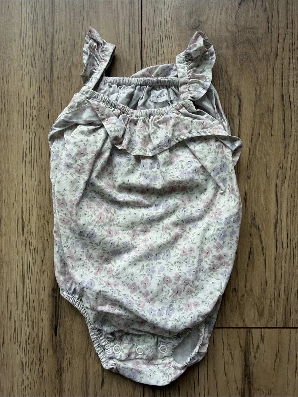 Jamie Kay Baby Floral Sun Hat and Romper Set White Floral Girl 6-12M